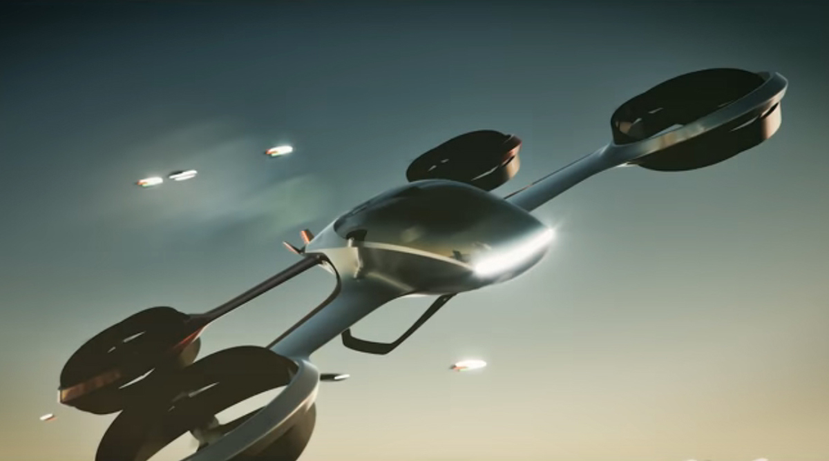 Aufeer Design TX-0001 eVTOL passenger concept design aircraft Aufeer Design TX-0001 eVTOL passenger concept design aircraft